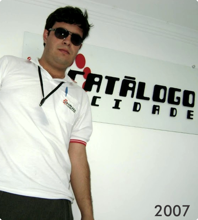 Foto Hugo Deleon fundador da Dzaion em 2007