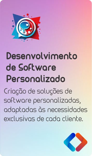 Serviços: Software Personalizado